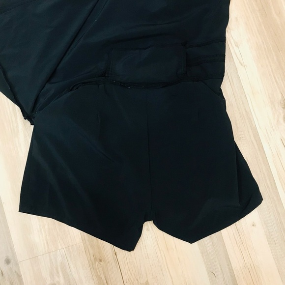 Athleta Ponte Twill Black Skyose Skater Skirt 10 - Picture 5 of 8